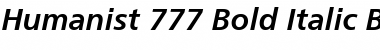 Humnst777 BT Bold Italic Font