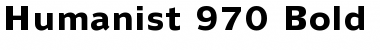 Humanst970 BT Font