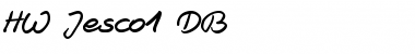 HW Jesco1 DB Normal Font