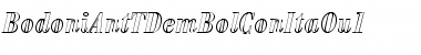Download BodoniAntTDemBolConItaOu1 Font