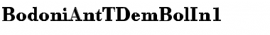 Download BodoniAntTDemBolIn1 Font