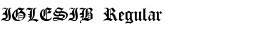 IGLESIB Regular Font