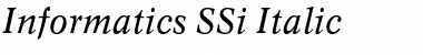 Informatics SSi Italic