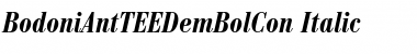 Download BodoniAntTEEDemBolCon Font