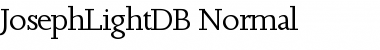 JosephLightDB Normal Font