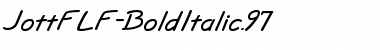 Download JottFLF-BoldItalic.97 Font