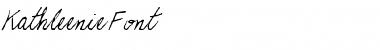Download KathleenieFont Font Download KathleenieFont Font