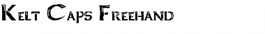 Kelt Caps Freehand Regular Font