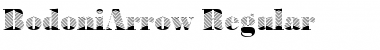 BodoniArrow Regular Font