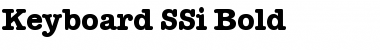 Keyboard SSi Bold Font