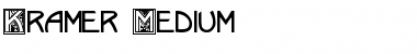 Kramer Medium Font