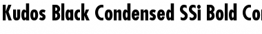 Kudos Black Condensed SSi Bold Condensed