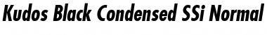 Kudos Black Condensed SSi Normal Font