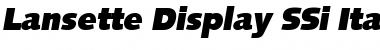 Lansette Display SSi Font