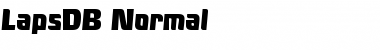 LapsDB Normal Font